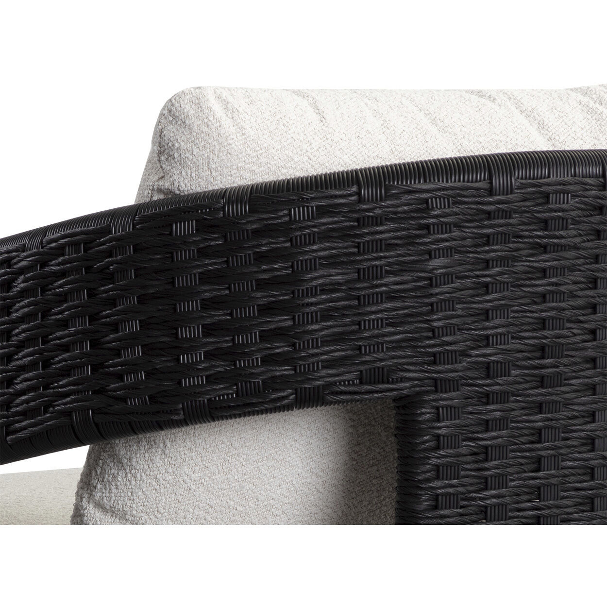 Pylos Black / Louis Cream Outdoor Dining Armchair